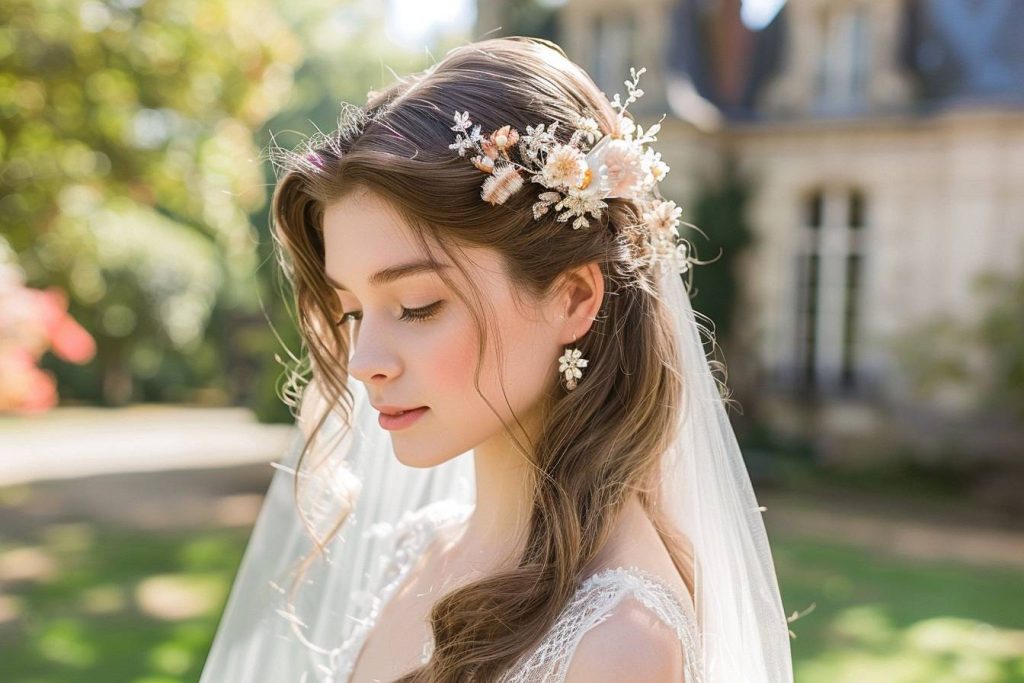 15 idées de coiffures de mariage d’inspiration française