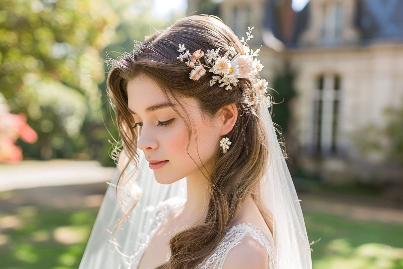 15 idées de coiffures de mariage d’inspiration française