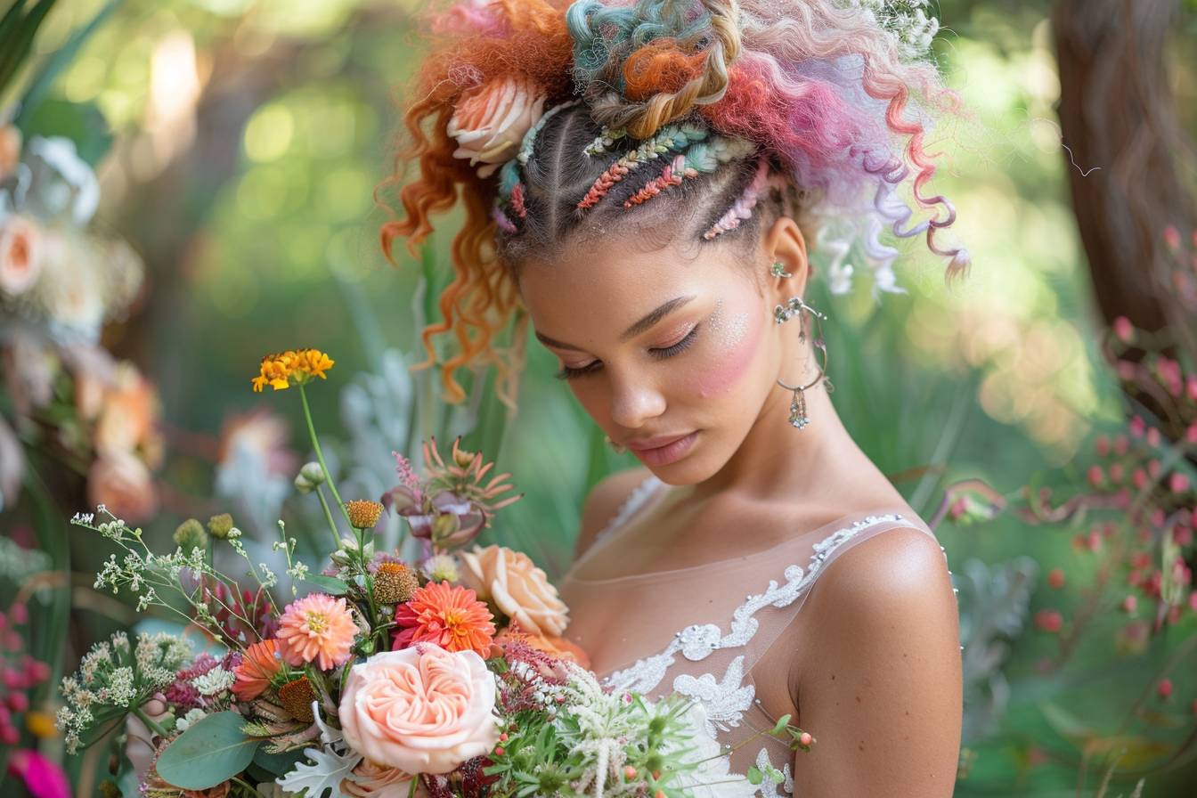 15 idées de coiffures pour une mariée audacieuse