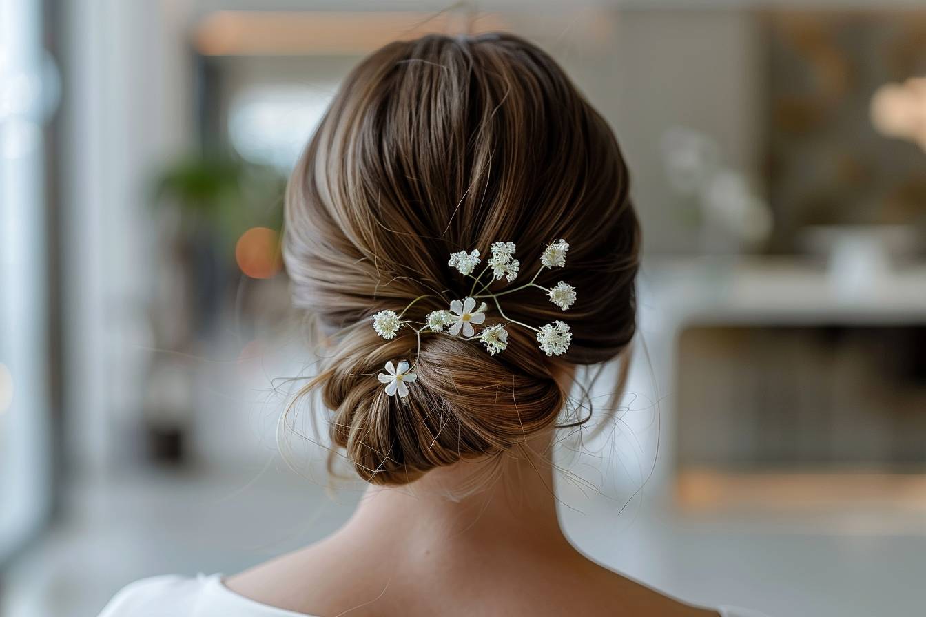 15 idées de coiffures pour une mariée minimaliste