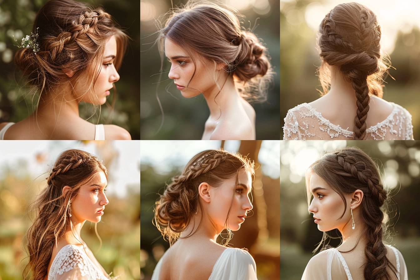 15 idées de coiffures pour une mariée simple et naturelle