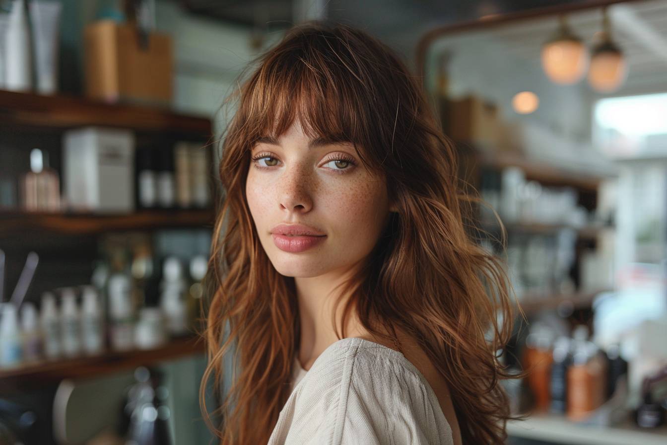 Comment accessoiriser une coiffure avec frange et extensions ?