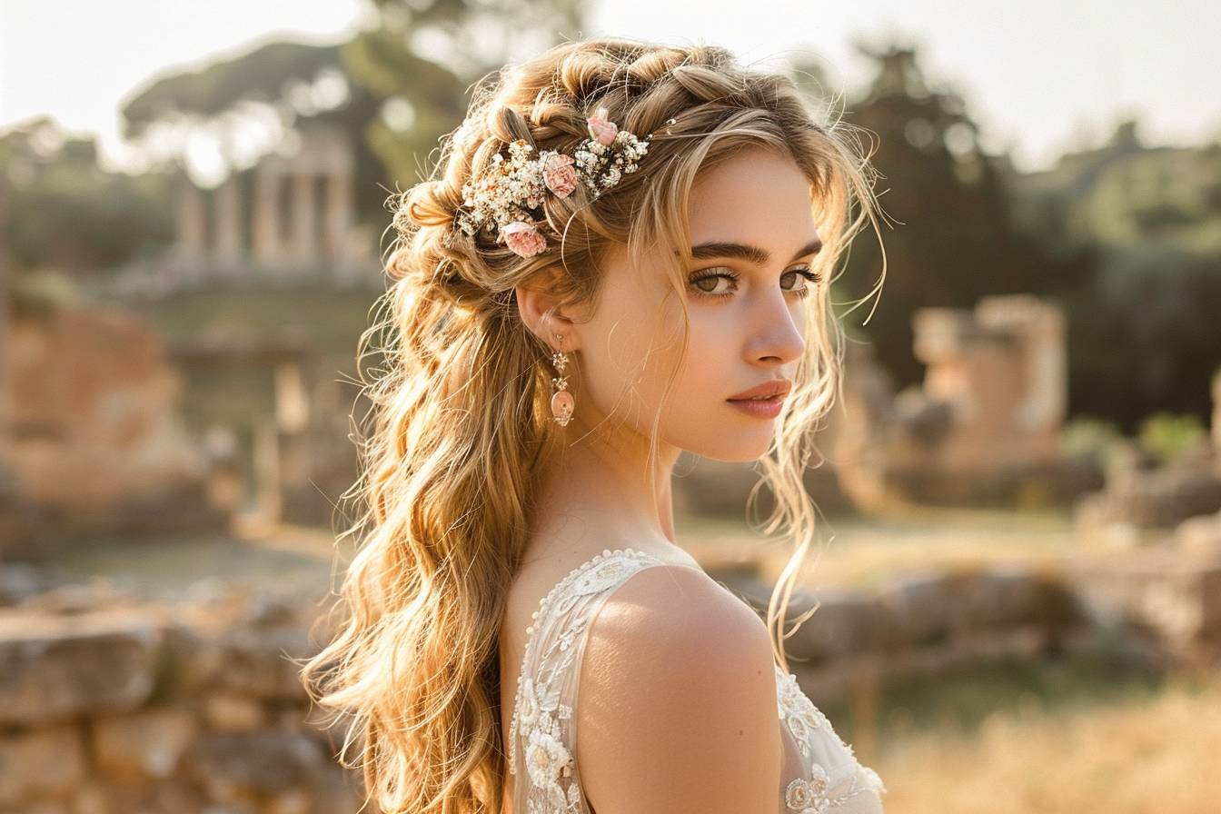 Comment choisir des coiffures demi-relevées pour un mariage d&rsquo;inspiration grecque ?