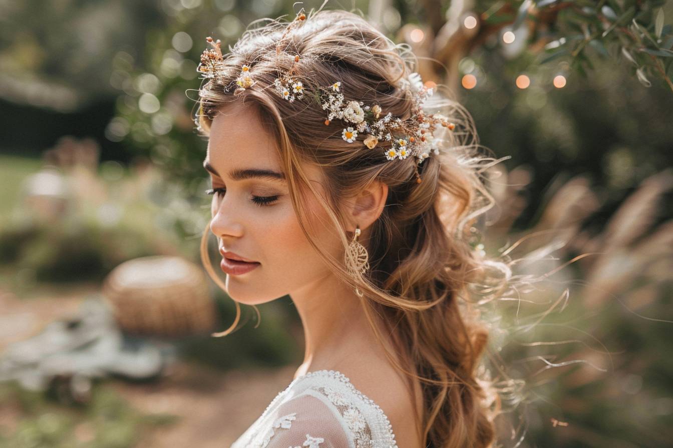 Comment choisir la coiffure idéale pour un mariage bohème chic ?