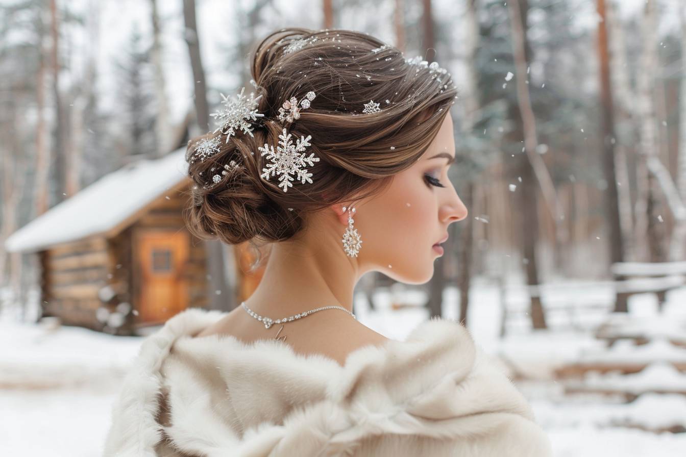 Comment choisir la coiffure parfaite pour un mariage sous la neige ?