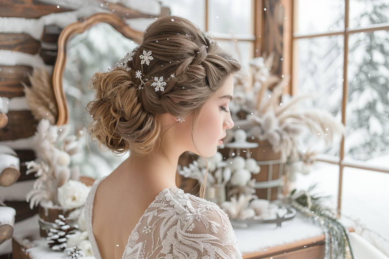 Comment choisir le chignon parfait pour un mariage d&rsquo;hiver ?