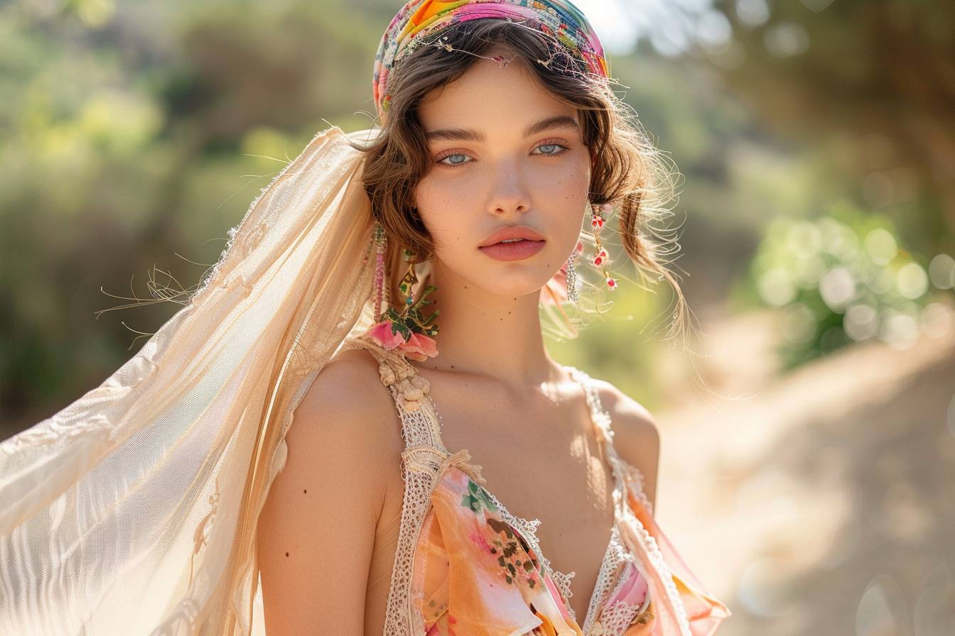 Comment créer un look bohème avec une voilette ?