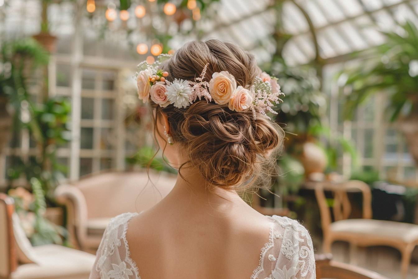 Comment intégrer des accessoires floraux dans votre coiffure de mariage ?