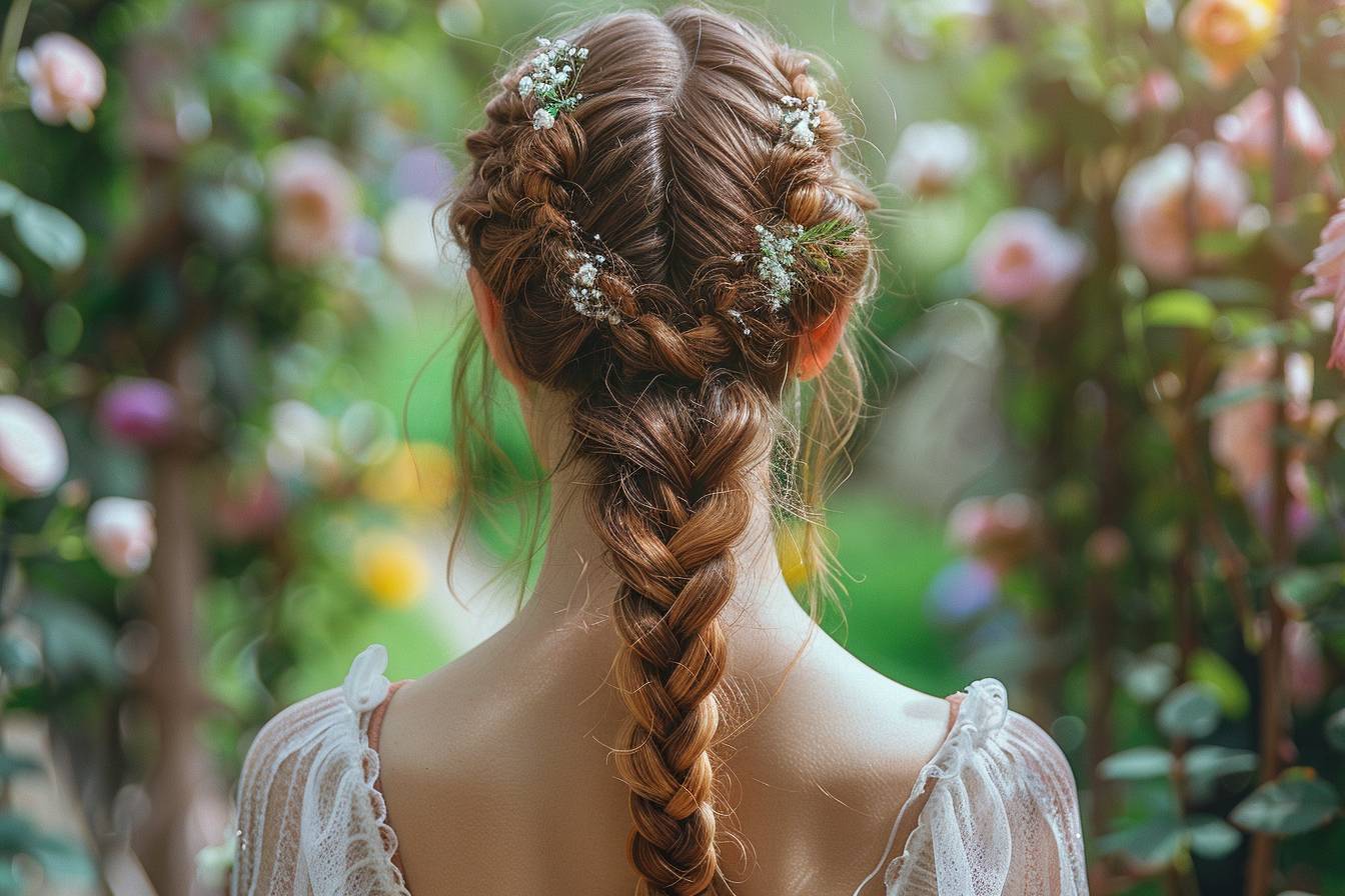 Comment intégrer des tresses dans sa coiffure de mariage ?