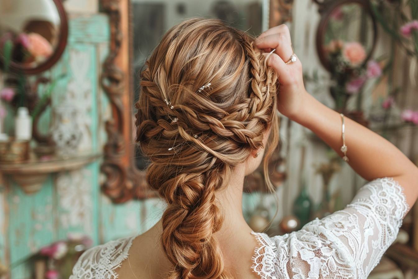 Comment intégrer des tresses dans un chignon élégant ?
