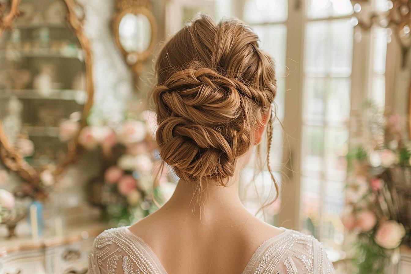 Comment intégrer des tresses dans une coiffure de mariage ?