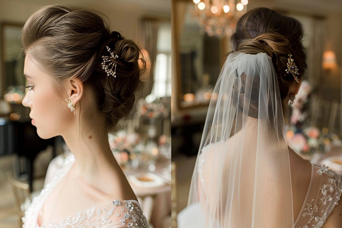 Comment les accessoires transforment-ils une coiffure de mariage ?