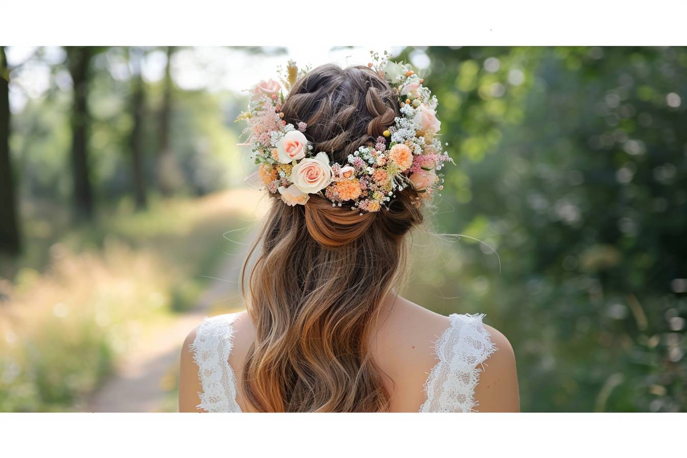 Comment personnaliser sa coiffure de mariage avec des fleurs ?
