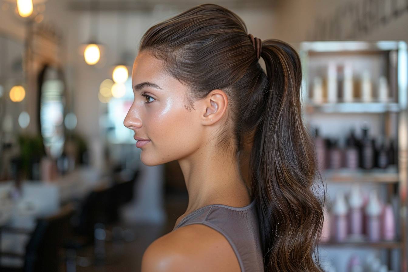 Comment réaliser une queue-de-cheval élégante avec des extensions ?