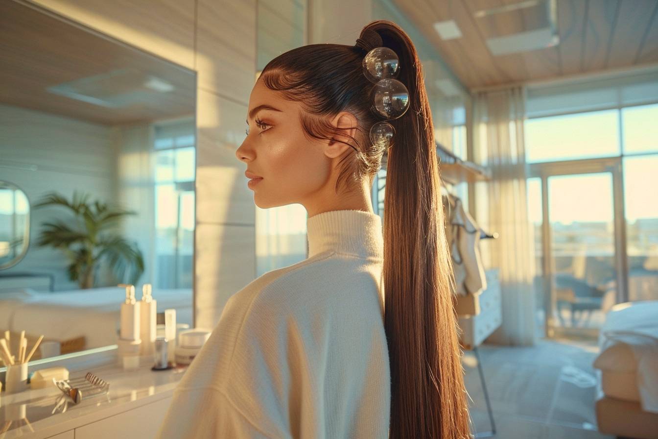 Comment réussir un bubble ponytail moderne ?