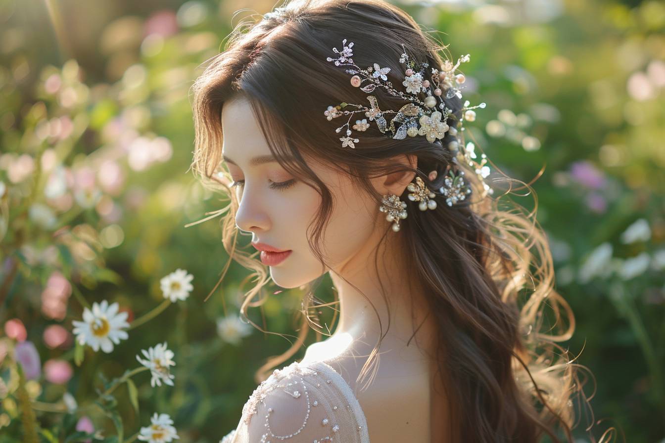 Comment sublimer des cheveux longs pour le jour J ?