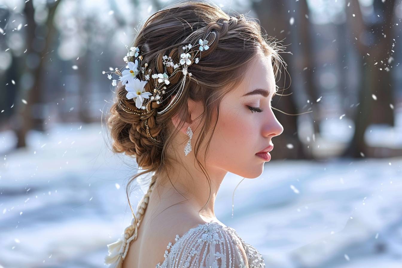 Comment sublimer un side hair pour un mariage hivernal ?