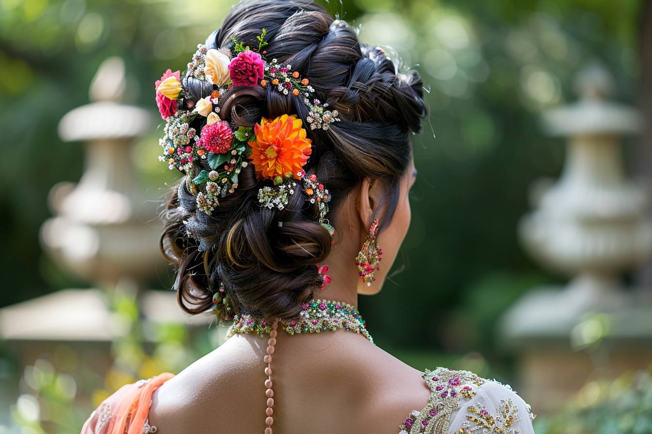 Quelles coiffures pour un mariage oriental privilégier selon la saison ?