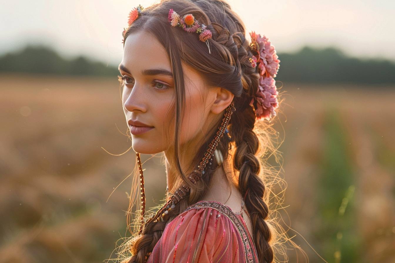 Quelles coiffures tressées pour un look bohème ?