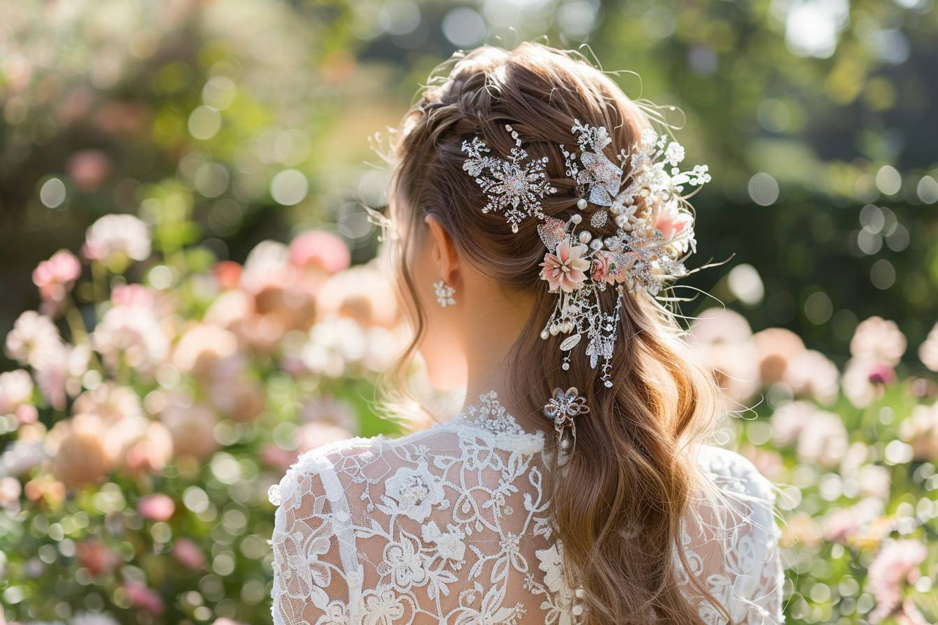 Quels accessoires choisir pour sublimer une coiffure de mariage ?