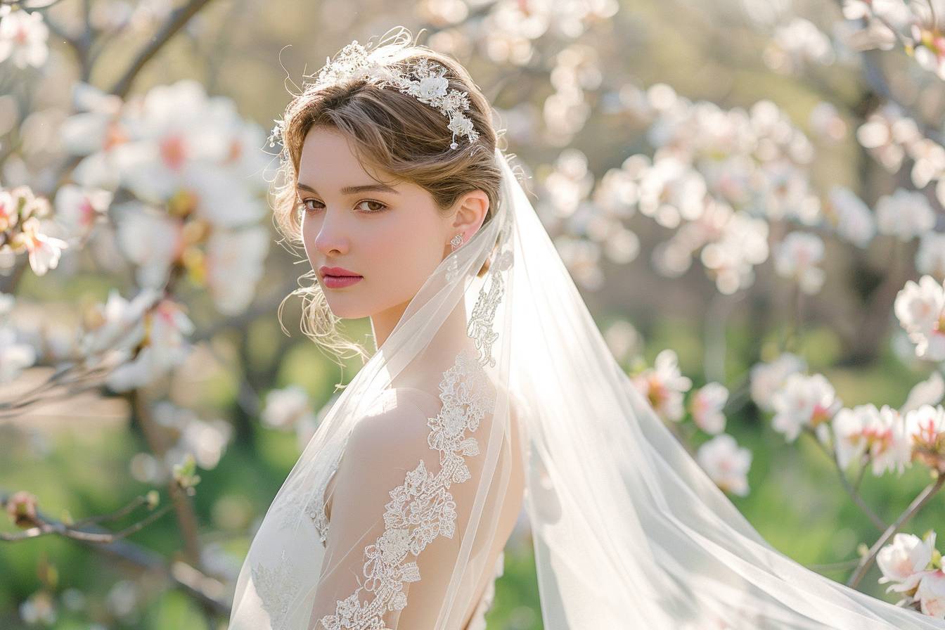 Quels accessoires pour sublimer un voile court ?