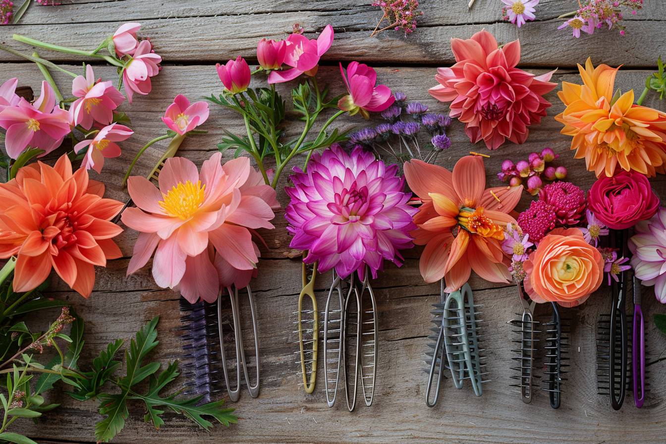 Quels accessoires utiliser pour fixer les fleurs ?