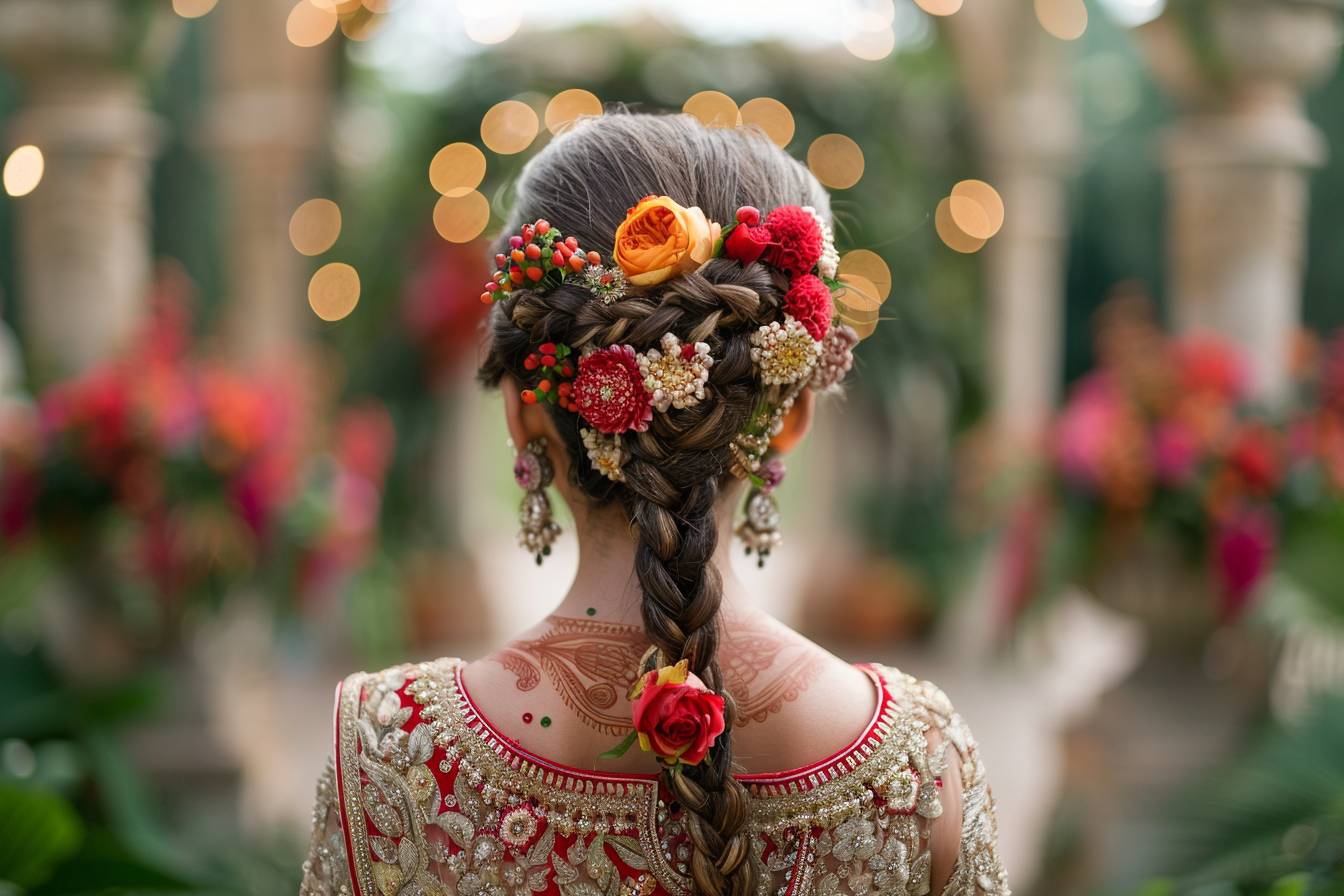 Quels styles de chignons sont adaptés aux mariages indiens ?