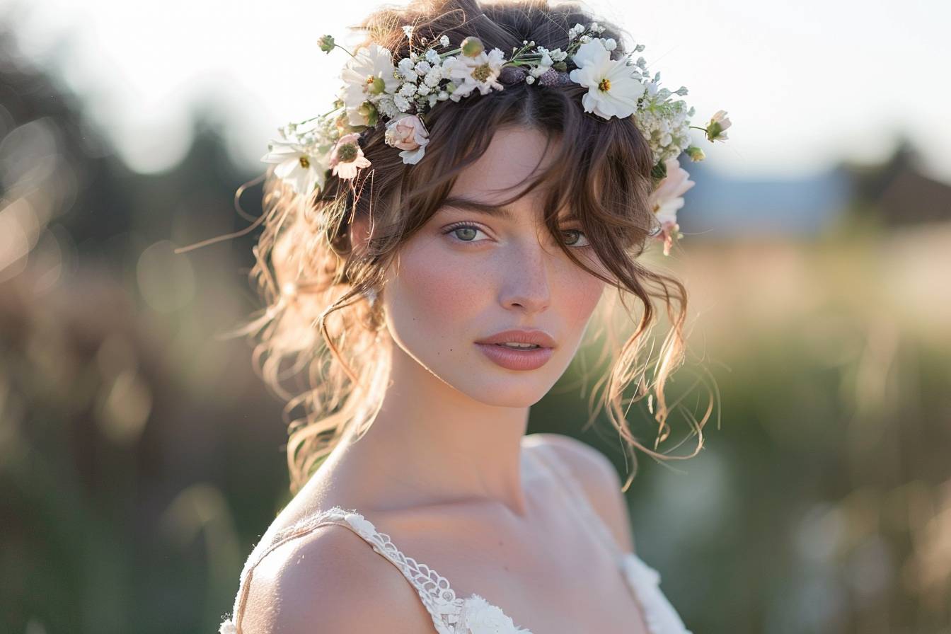 Quels styles de coiffure pour une mariée bohème ?